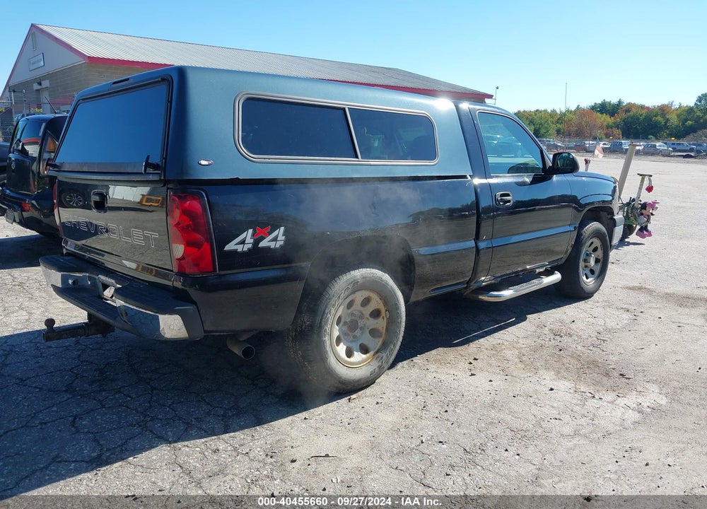 2006 CHEVROLET SILVERADO 1500 WORK TRUCK VIN: 3GCEK14Z06G215588