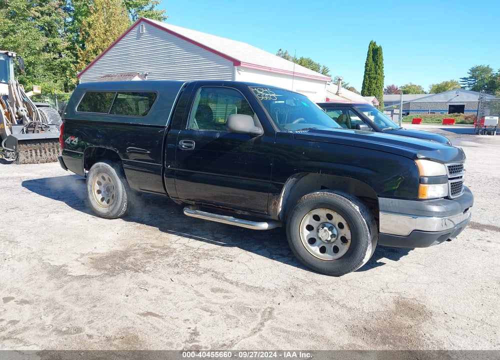2006 CHEVROLET SILVERADO 1500 WORK TRUCK VIN: 3GCEK14Z06G215588