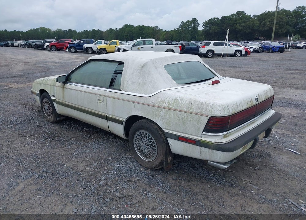 1992 CHRYSLER LEBARON VIN: 1C3XU4531NF262521