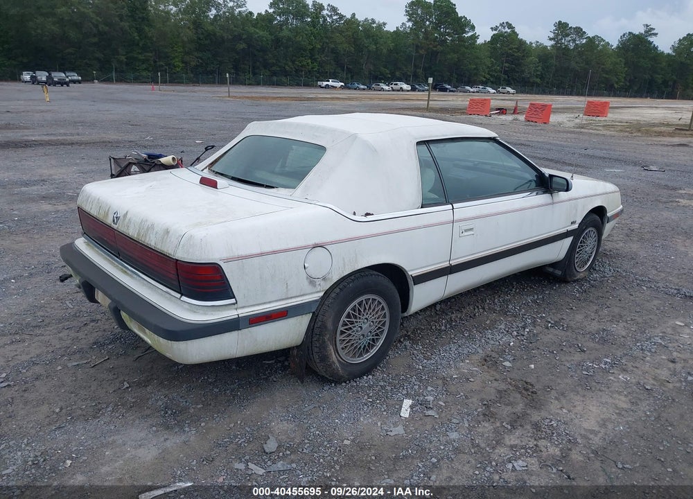 1992 CHRYSLER LEBARON VIN: 1C3XU4531NF262521