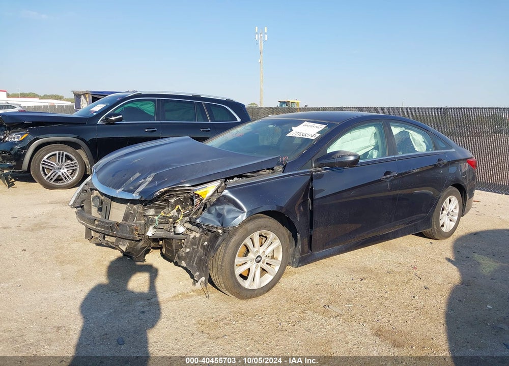 2014 HYUNDAI SONATA GLS VIN: 5NPEB4AC5EH917719