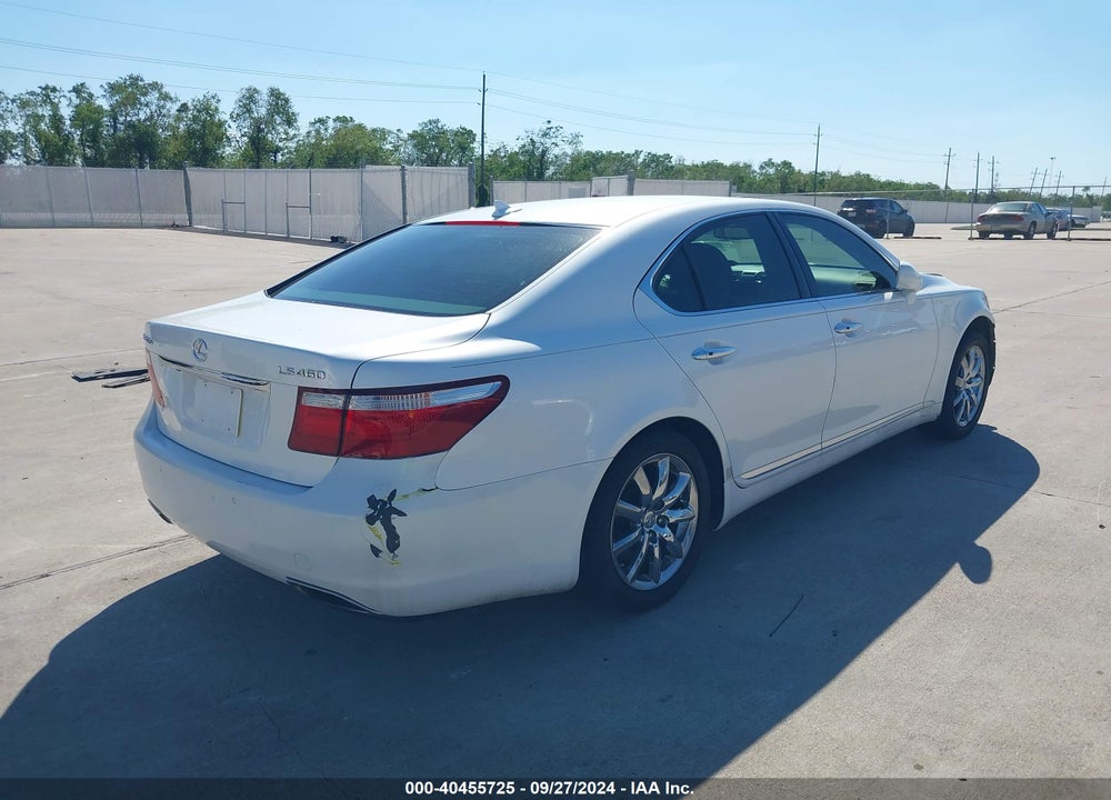 2007 LEXUS LS 460 VIN: JTHBL46F275038781