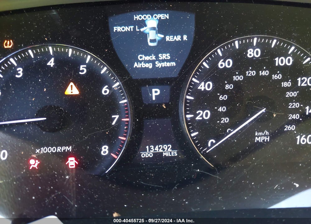 2007 LEXUS LS 460 VIN: JTHBL46F275038781