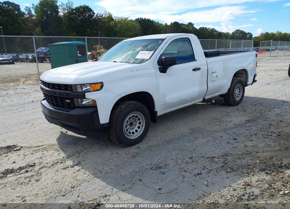 2021 CHEVROLET SILVERADO 1500 2WD REGULAR CAB LONG BED WT VIN: 3GCNWAEH9MG324879