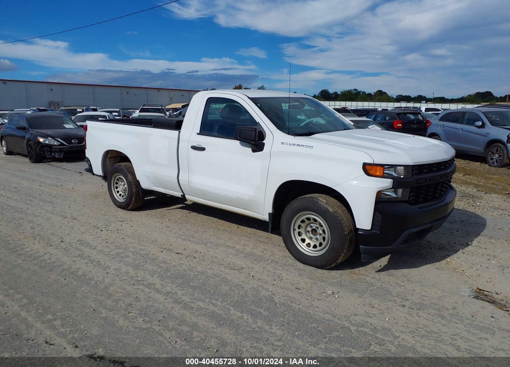 2021 CHEVROLET SILVERADO 1500 2WD REGULAR CAB LONG BED WT VIN: 3GCNWAEH9MG324879