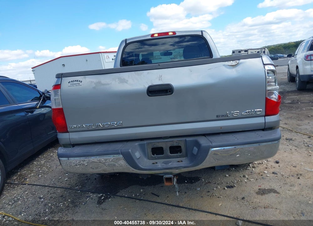 2006 TOYOTA TUNDRA SR5 V8 VIN: 5TBDT441X6S545284