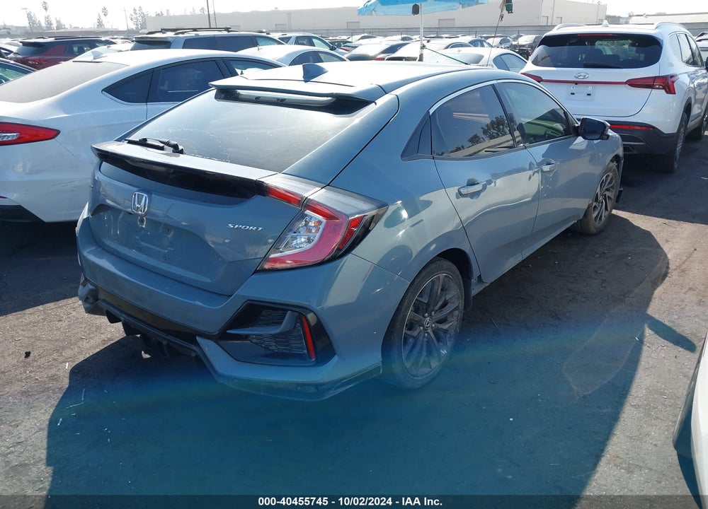 2020 HONDA CIVIC SPORT VIN: SHHFK7H44LU410681