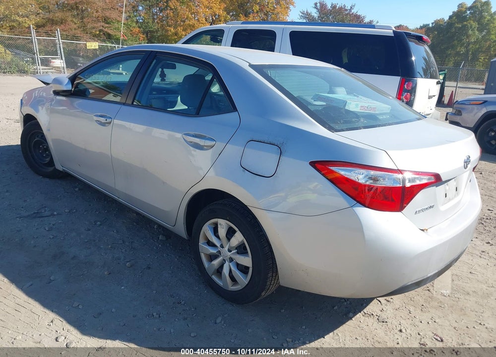 2016 TOYOTA COROLLA LE VIN: 2T1BURHE7GC534582