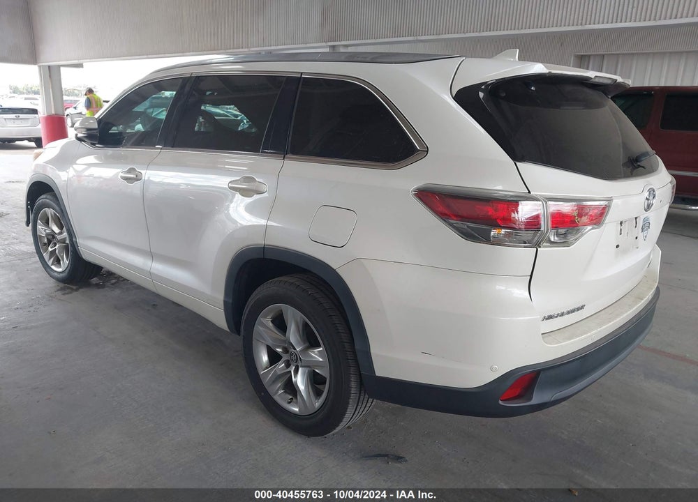 2016 TOYOTA HIGHLANDER LIMITED V6 VIN: 5TDYKRFH4GS126772