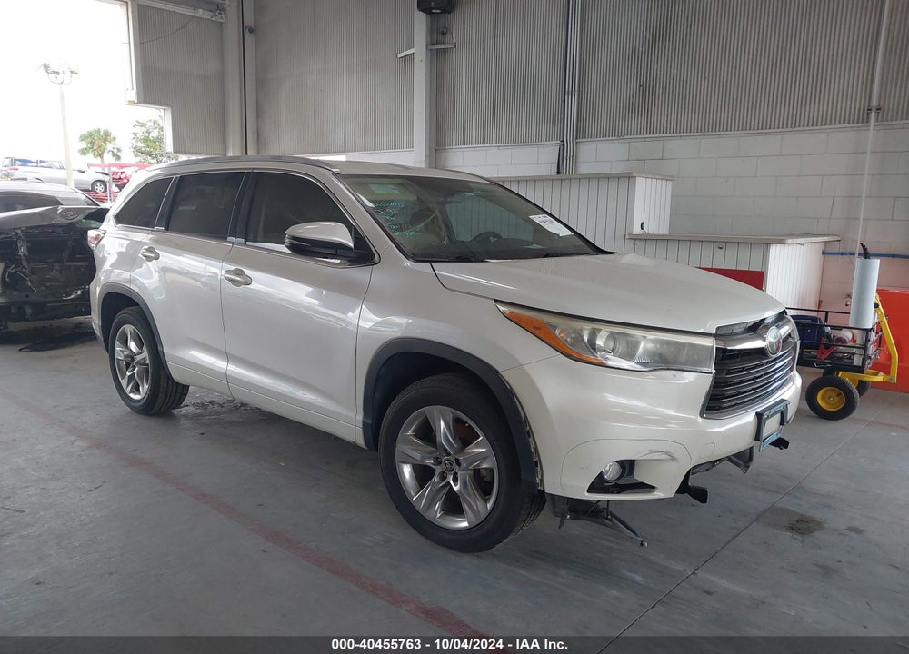 2016 TOYOTA HIGHLANDER LIMITED V6 VIN: 5TDYKRFH4GS126772