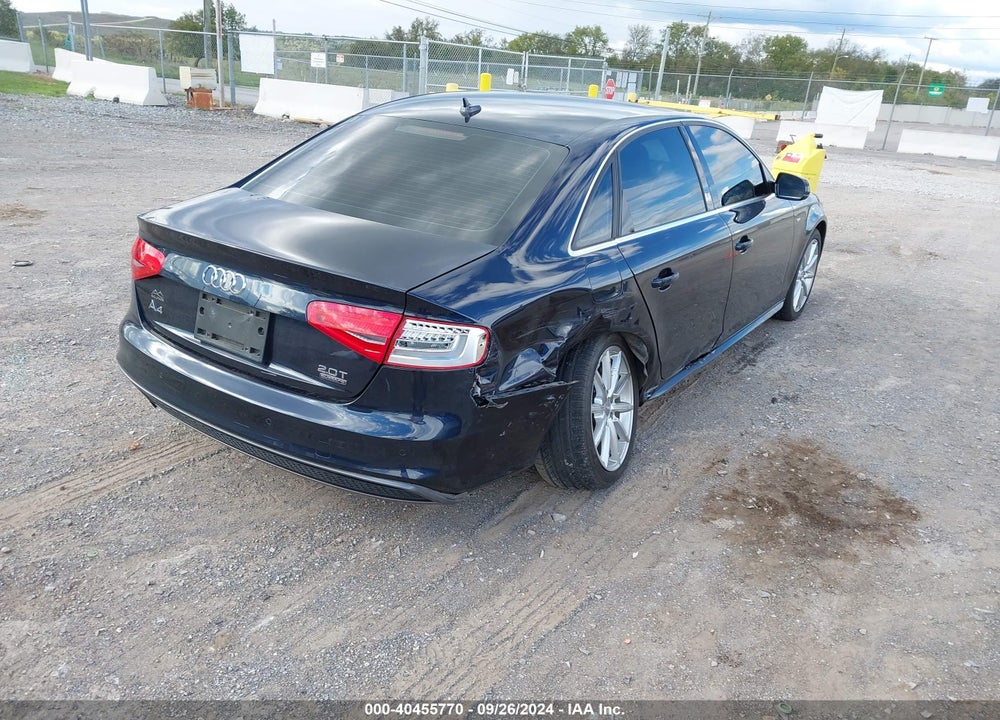 2016 AUDI A4 2.0T PREMIUM VIN: WAUFFAFL6GN003172