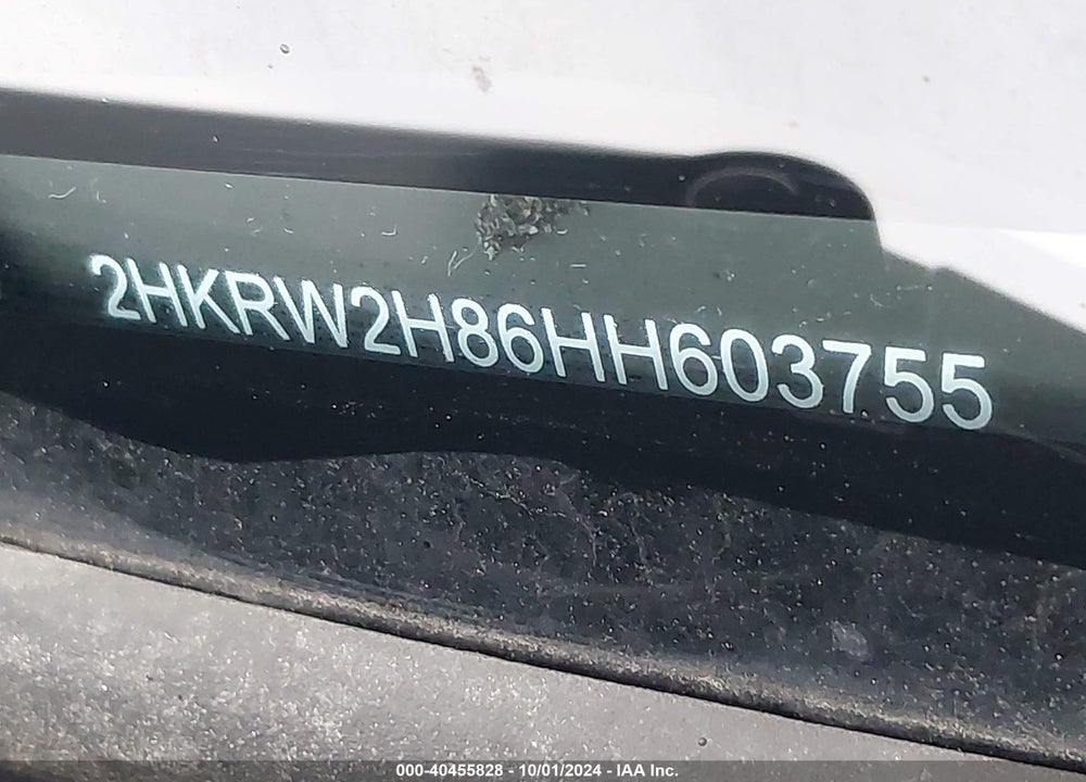 2017 HONDA CR-V EX-L/EX-L NAVI VIN: 2HKRW2H86HH603755
