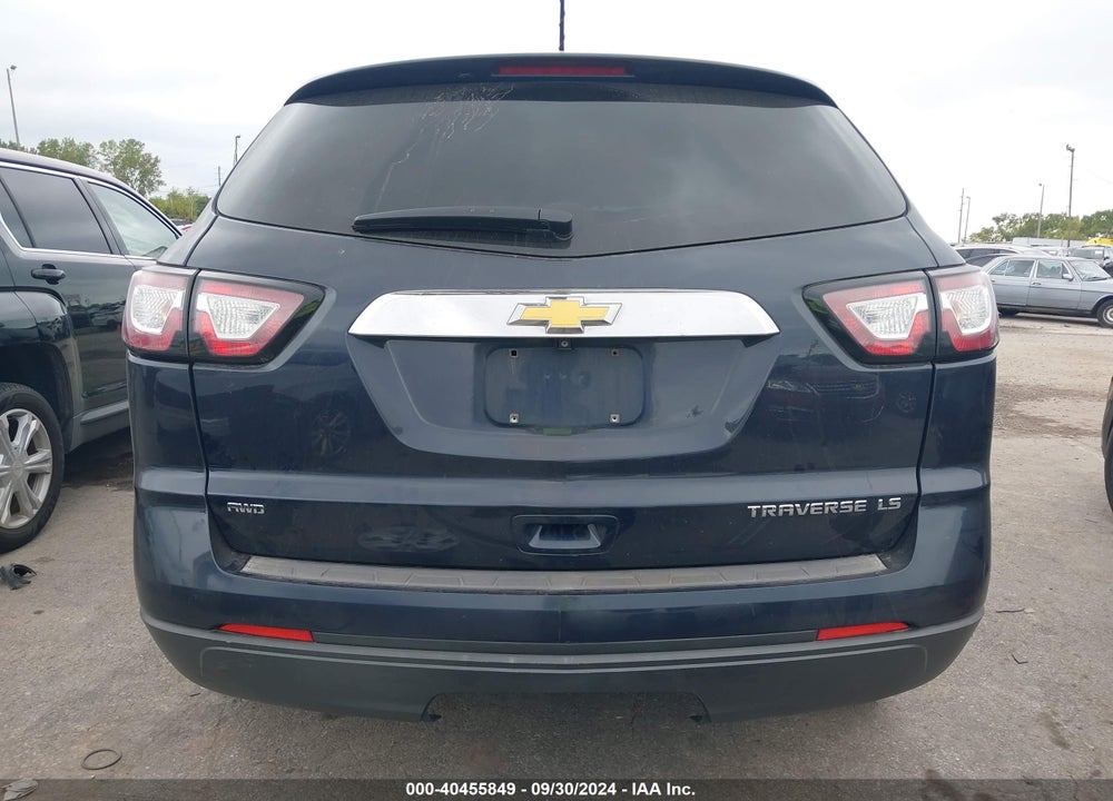 2015 CHEVROLET TRAVERSE LS VIN: 1GNKVFEDXFJ191526