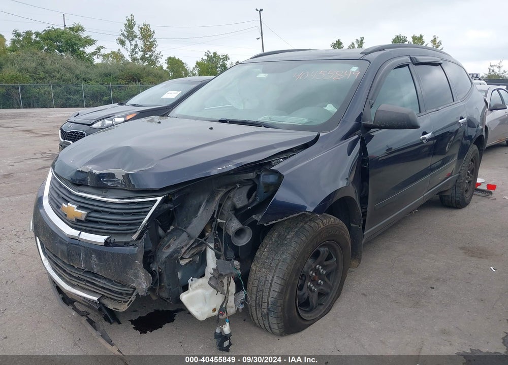 2015 CHEVROLET TRAVERSE LS VIN: 1GNKVFEDXFJ191526