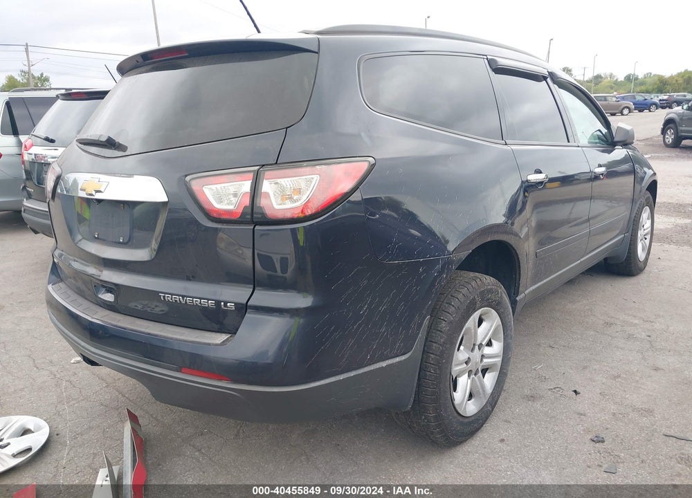 2015 CHEVROLET TRAVERSE LS VIN: 1GNKVFEDXFJ191526