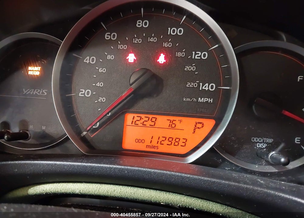 2012 TOYOTA YARIS LE VIN: JTDKTUD37CD511617