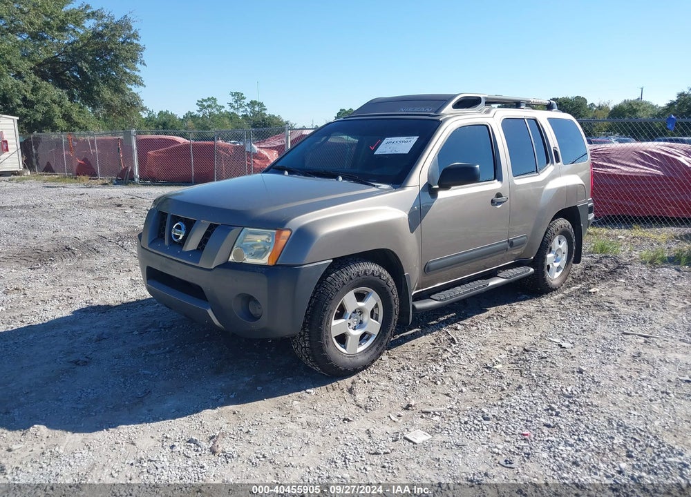 2005 NISSAN XTERRA S VIN: 5N1AN08U85C635434