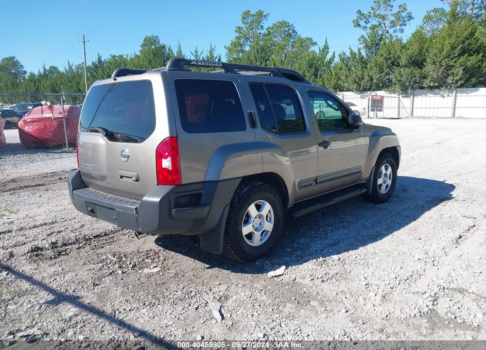 2005 NISSAN XTERRA S VIN: 5N1AN08U85C635434