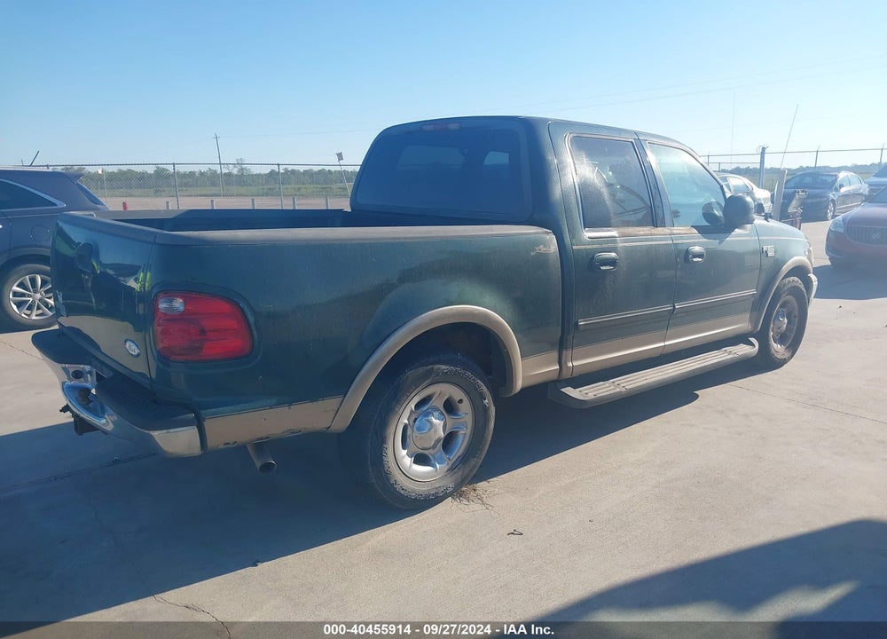 2002 FORD F-150 LARIAT/XLT VIN: 1FTRW07L62KB91663