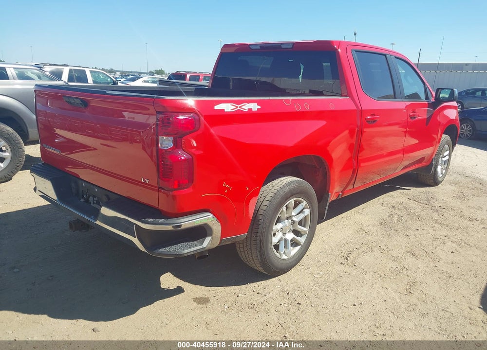 2022 CHEVROLET SILVERADO 1500 4WD SHORT BED LT WITH 2FL VIN: 1GCPDKEK5NZ624890