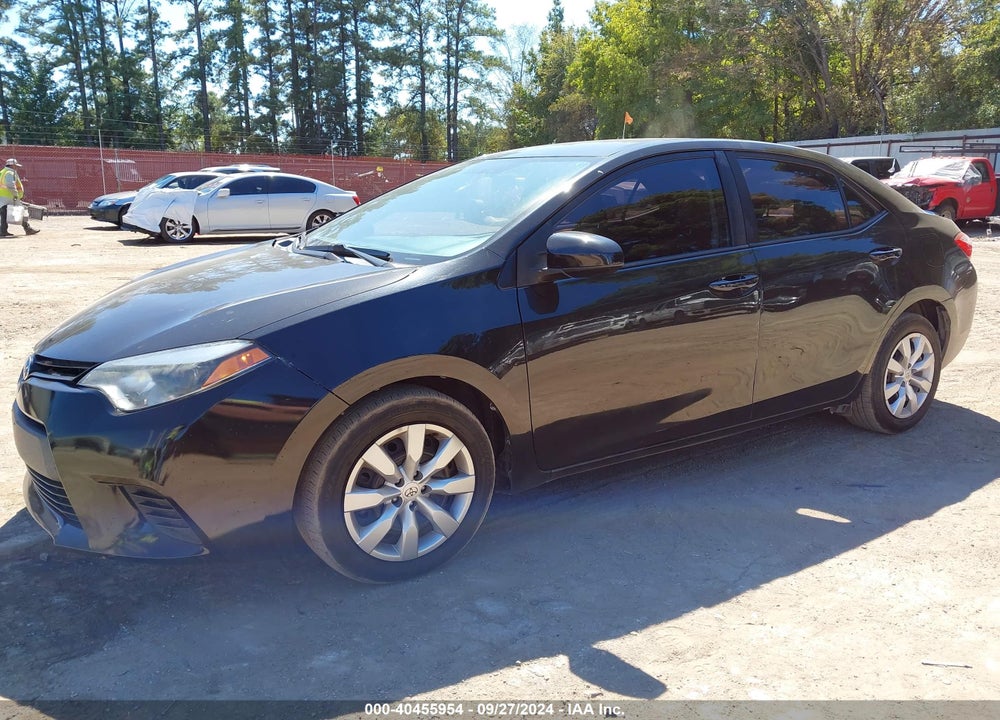 2014 TOYOTA COROLLA LE VIN: 2T1BURHE5EC100092