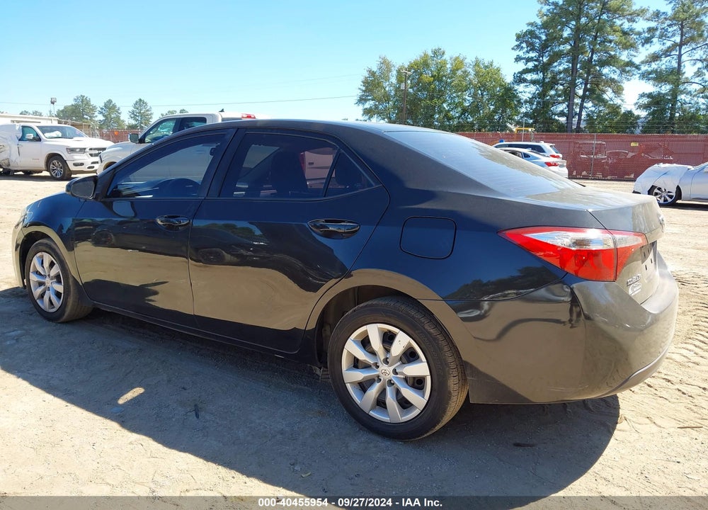 2014 TOYOTA COROLLA LE VIN: 2T1BURHE5EC100092