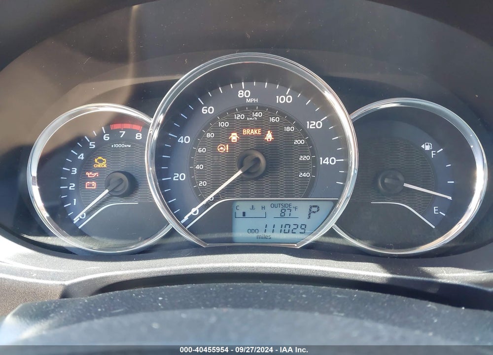 2014 TOYOTA COROLLA LE VIN: 2T1BURHE5EC100092