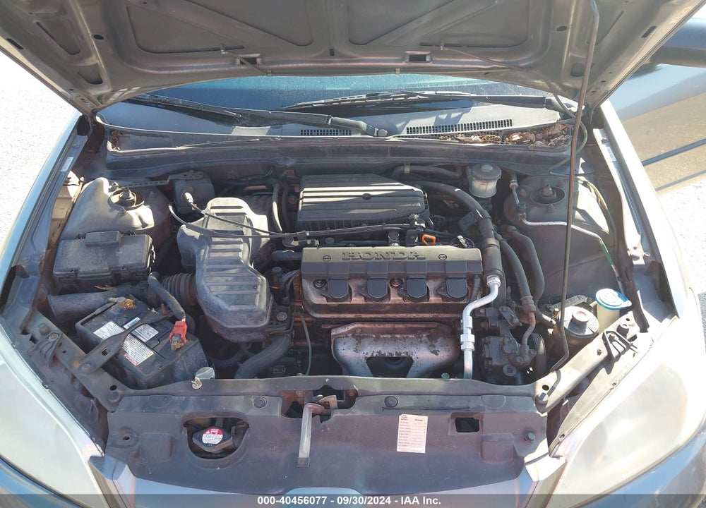 2005 HONDA CIVIC VP VIN: 2HGES16325H623132