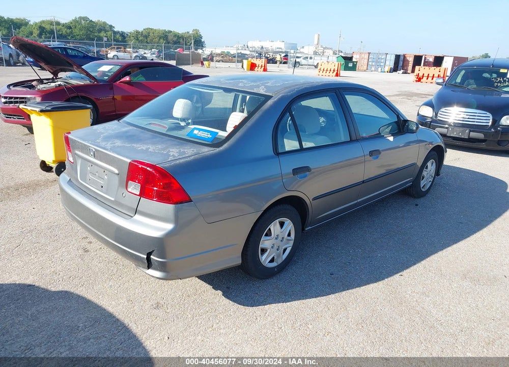 2005 HONDA CIVIC VP VIN: 2HGES16325H623132