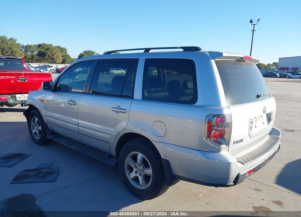 2007 HONDA PILOT EX-L VIN: 5FNYF28547B042566