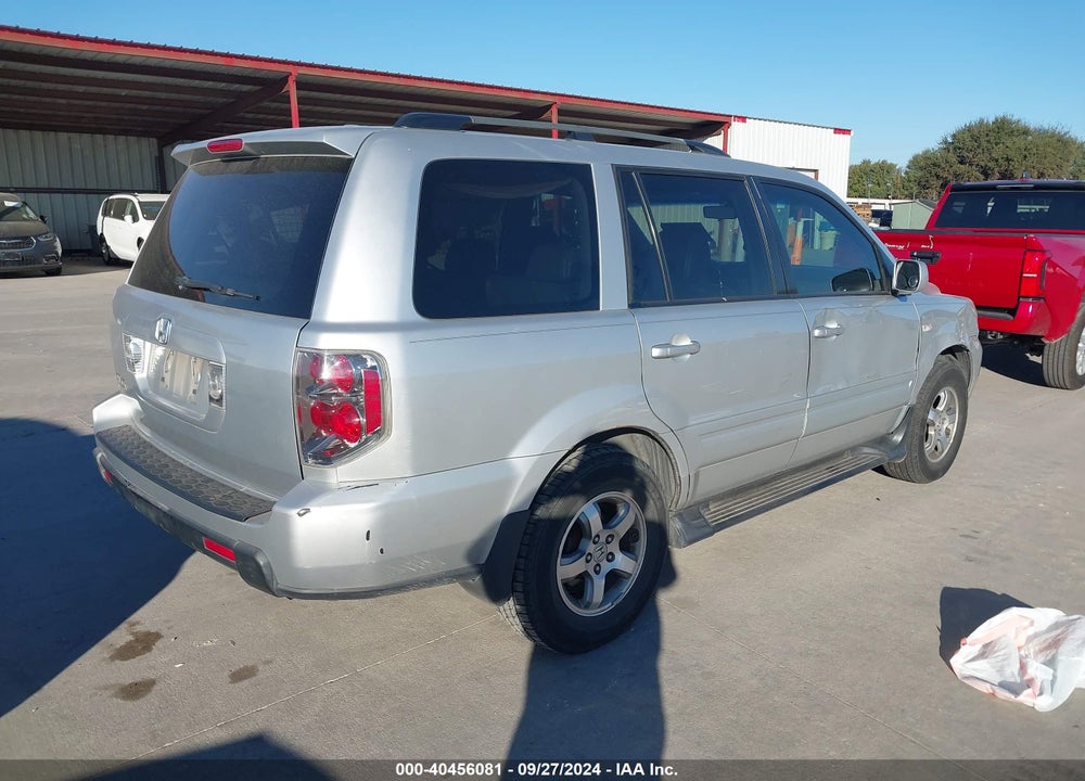 2007 HONDA PILOT EX-L VIN: 5FNYF28547B042566