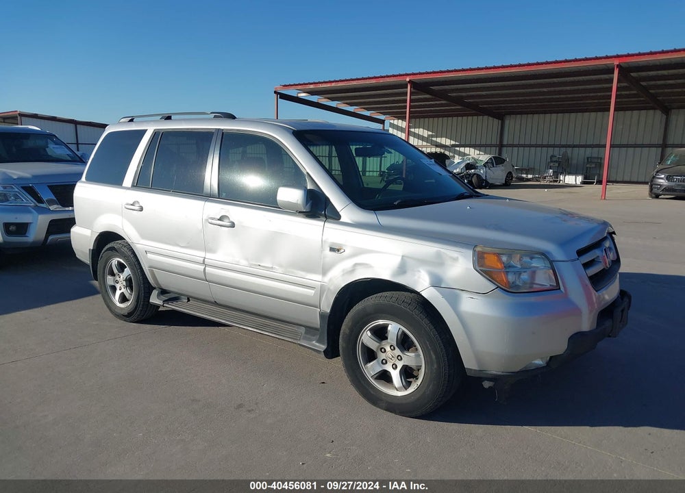 2007 HONDA PILOT EX-L VIN: 5FNYF28547B042566