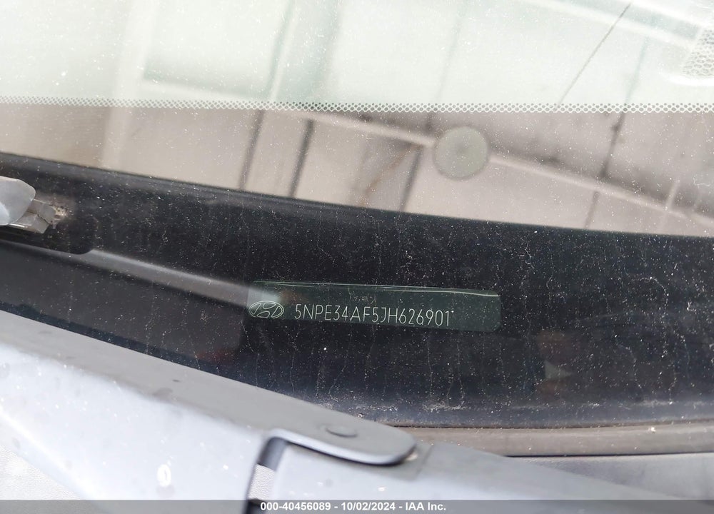 2018 HYUNDAI SONATA SEL VIN: 5NPE34AF5JH626901