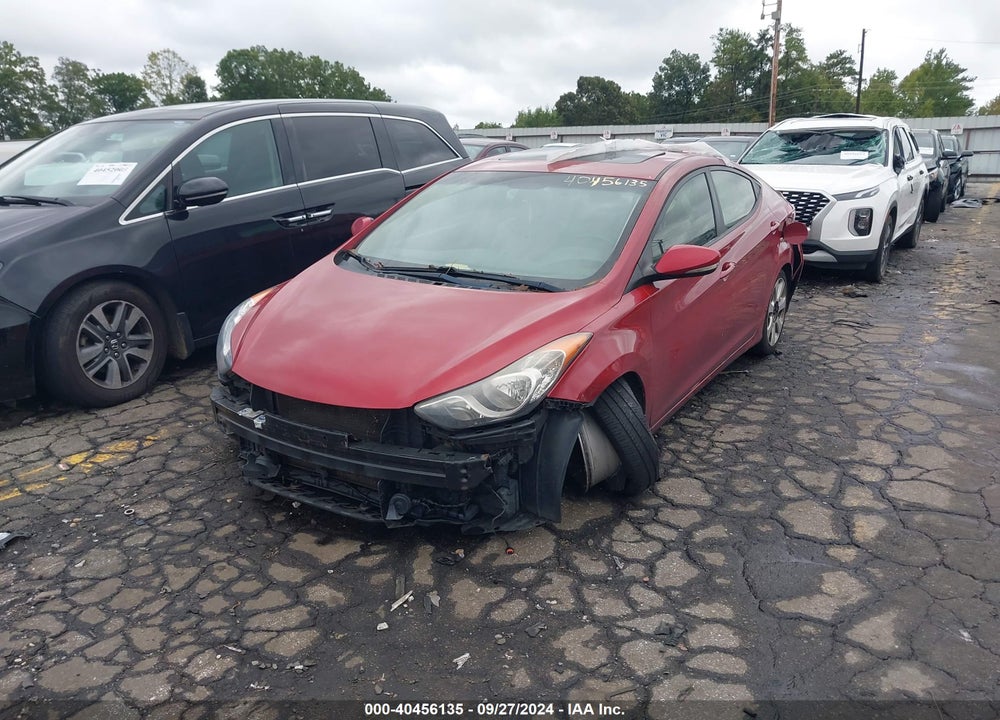 2012 HYUNDAI ELANTRA LIMITED (ULSAN PLANT) VIN: KMHDH4AE0CU378100