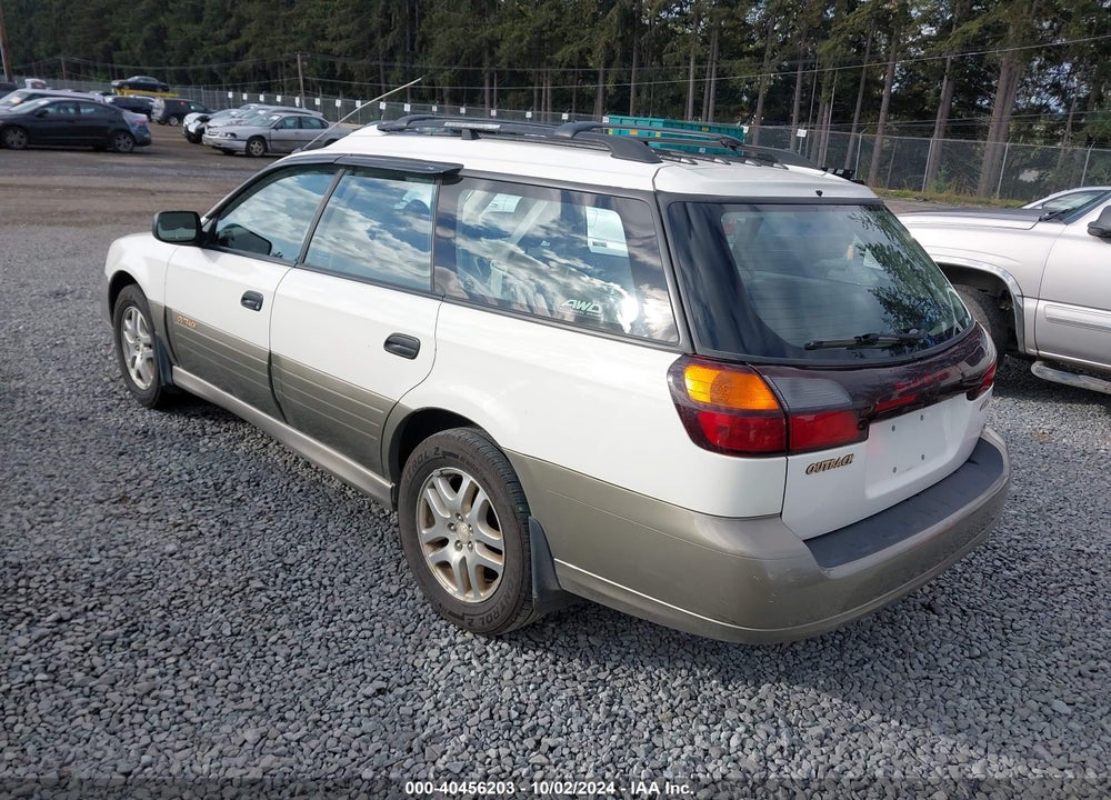 2001 SUBARU OUTBACK VIN: 4S3BH675717633738