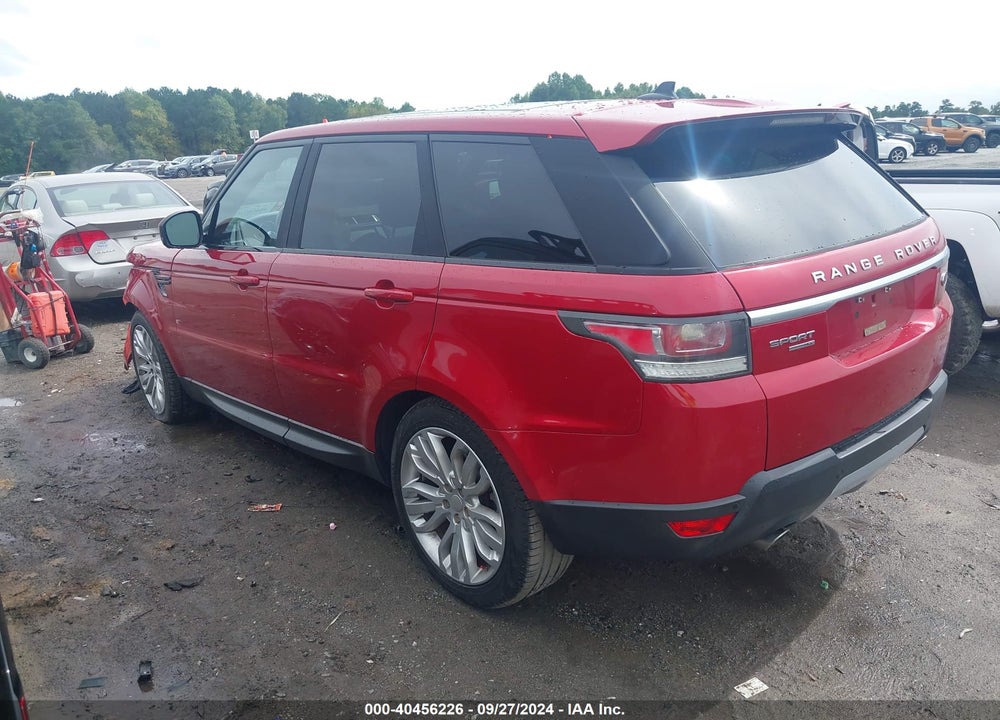 2015 LAND ROVER RANGE ROVER SPORT 3.0L V6 SUPERCHARGED HSE VIN: SALWR2VF4FA519041