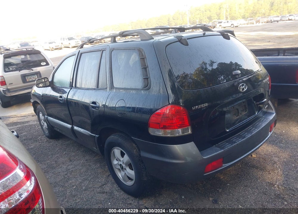 2006 HYUNDAI SANTA FE GLS VIN: KM8SC73D46U105354