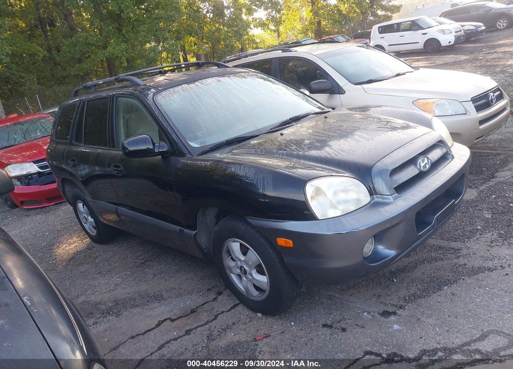 2006 HYUNDAI SANTA FE GLS VIN: KM8SC73D46U105354