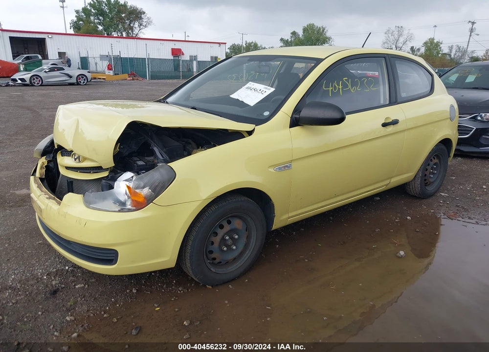 2009 HYUNDAI ACCENT GS VIN: KMHCM36CX9U112178