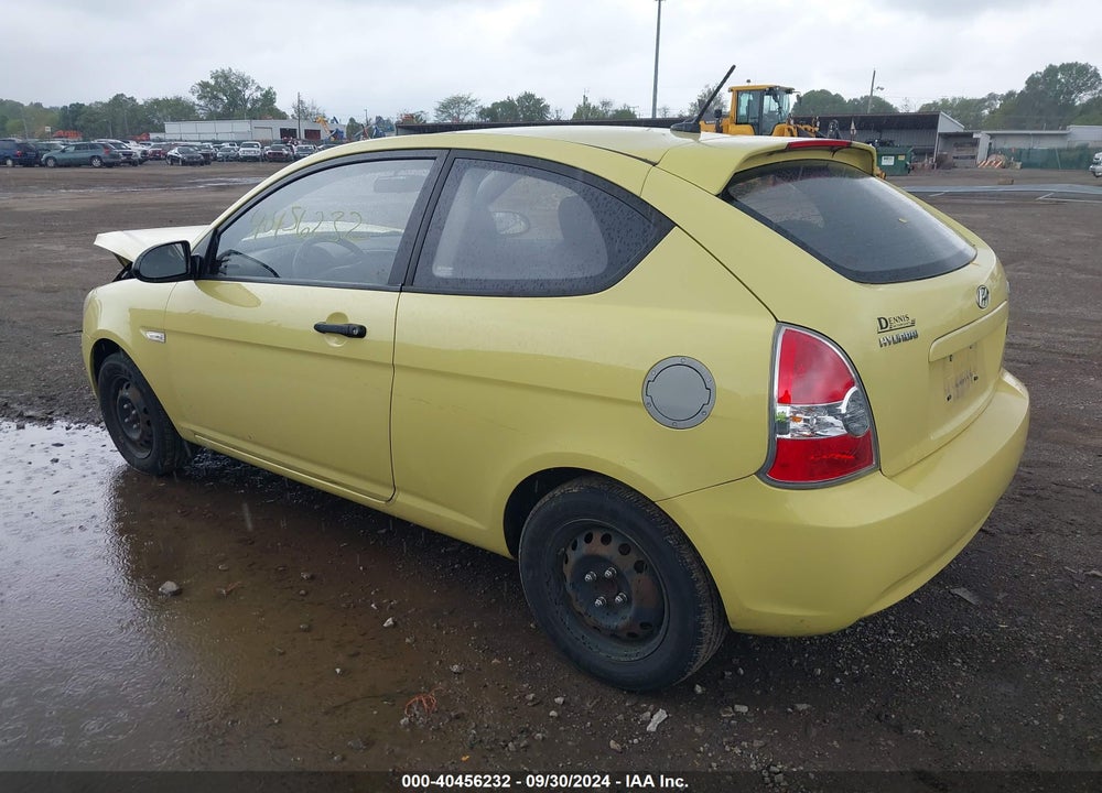 2009 HYUNDAI ACCENT GS VIN: KMHCM36CX9U112178
