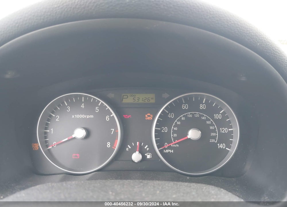 2009 HYUNDAI ACCENT GS VIN: KMHCM36CX9U112178