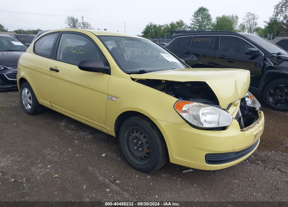 2009 HYUNDAI ACCENT GS VIN: KMHCM36CX9U112178