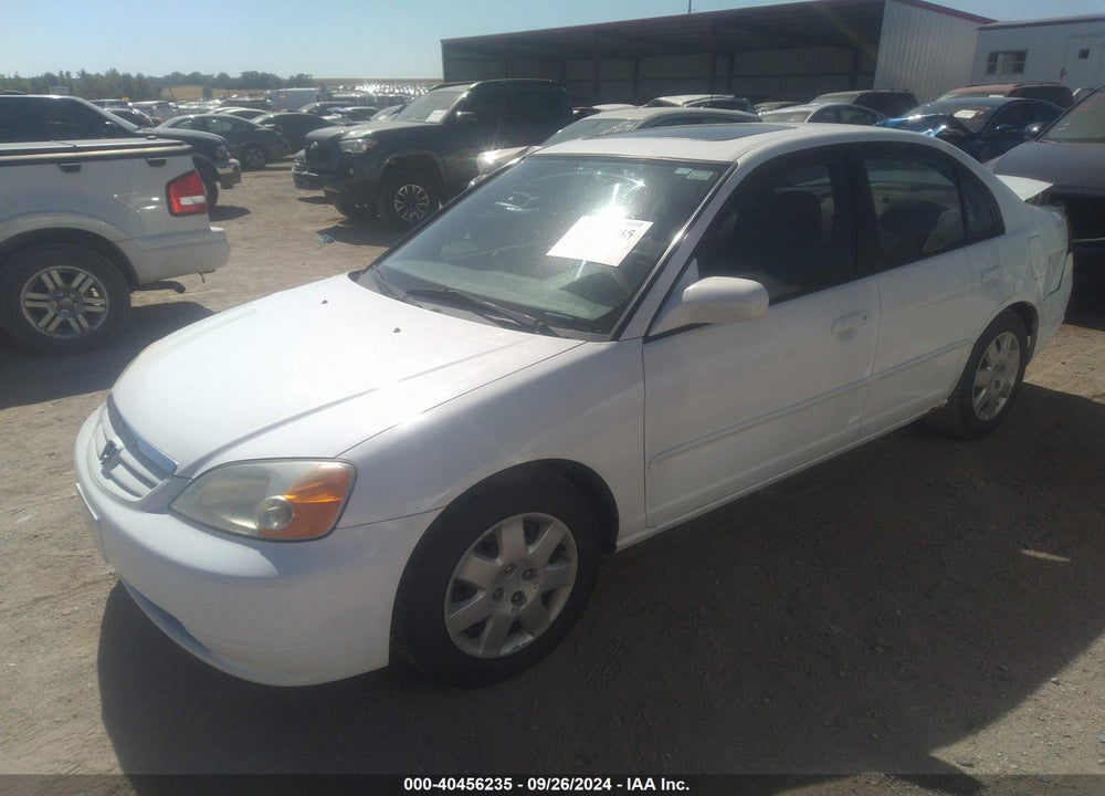 2001 HONDA CIVIC EX VIN: 1HGES26771L066336