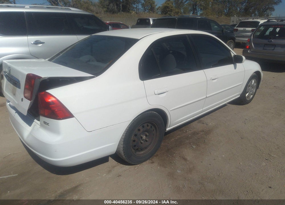 2001 HONDA CIVIC EX VIN: 1HGES26771L066336