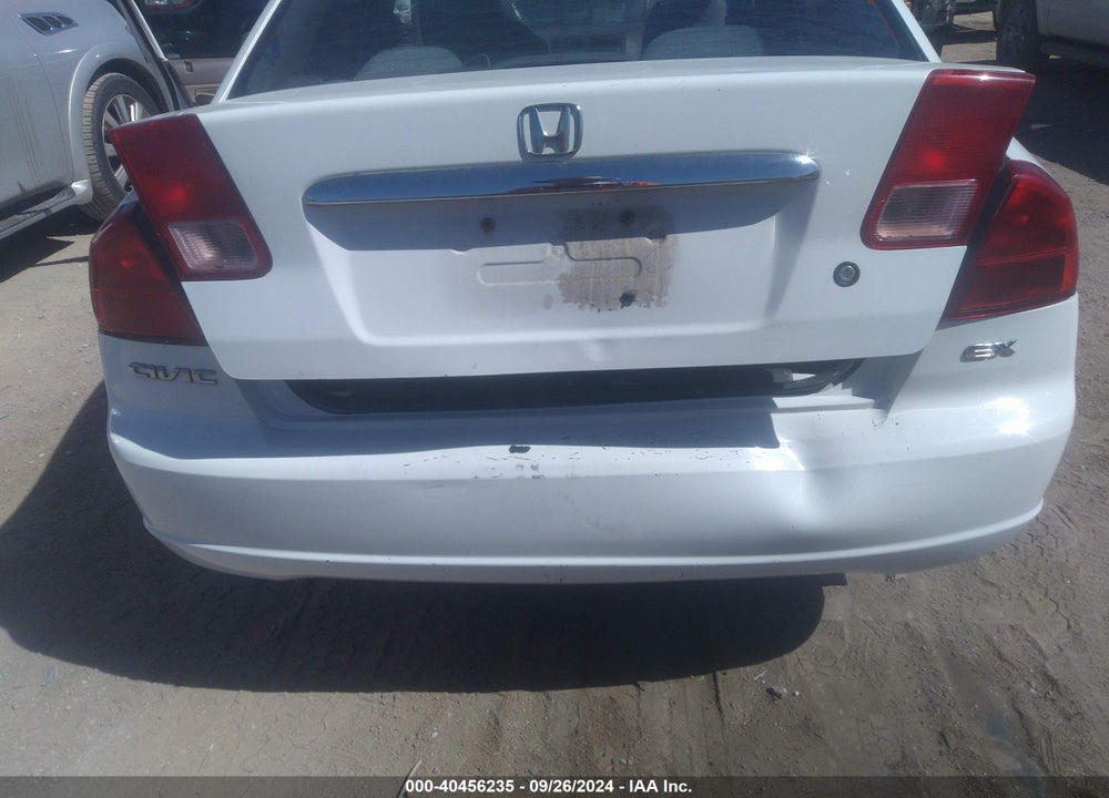2001 HONDA CIVIC EX VIN: 1HGES26771L066336