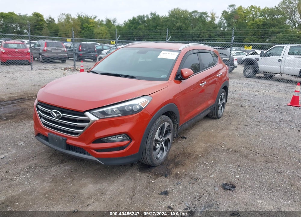 2016 HYUNDAI TUCSON LIMITED VIN: KM8J33A28GU136310
