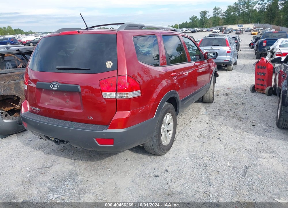 2009 KIA BORREGO LX VIN: KNDJJ741595015171