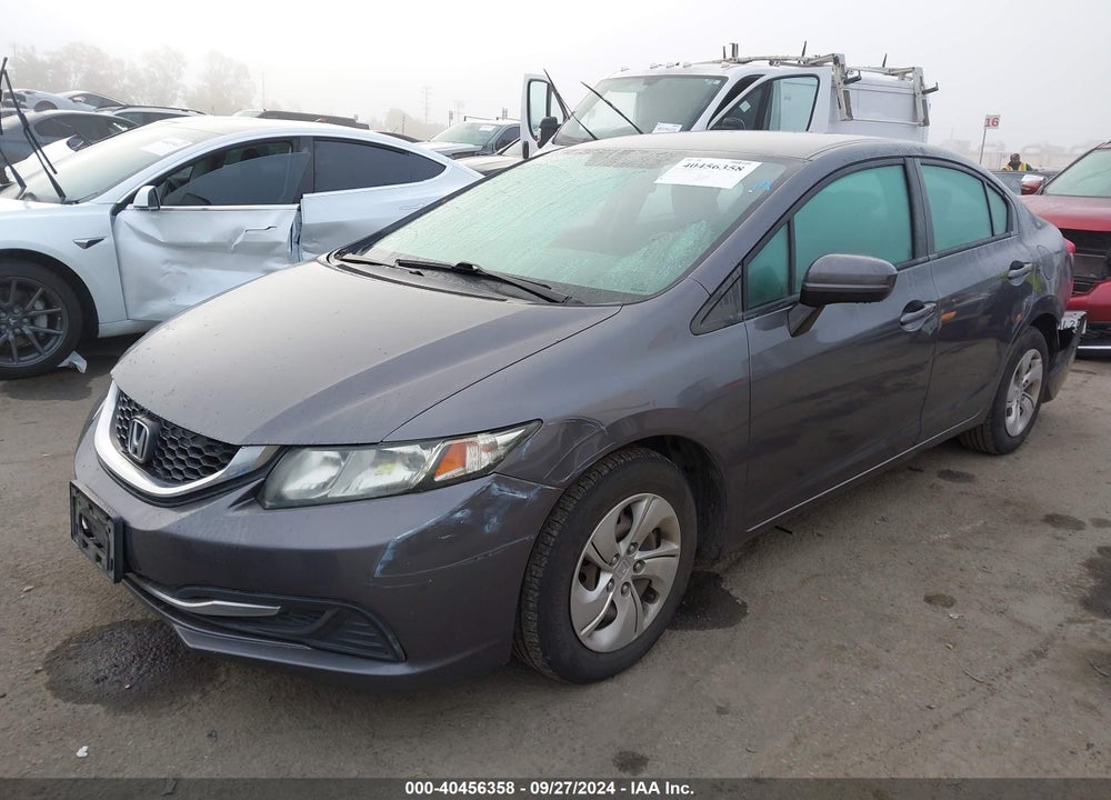 2014 HONDA CIVIC LX VIN: 19XFB2F5XEE229464