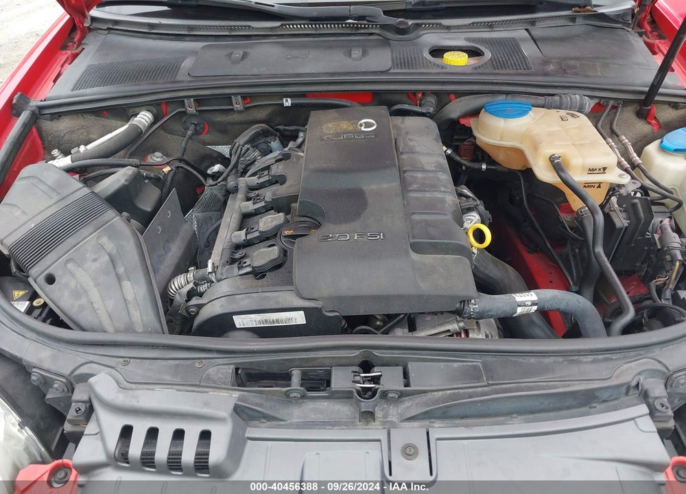 2008 AUDI A4 2.0T VIN: WAUBF48HX8K005891
