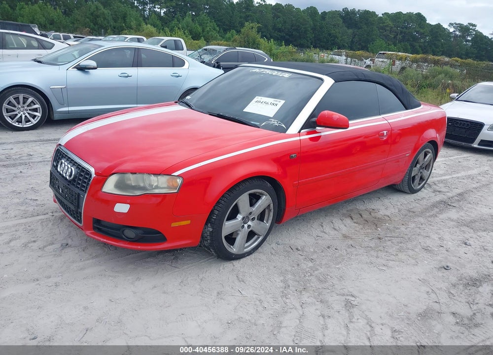 2008 AUDI A4 2.0T VIN: WAUBF48HX8K005891